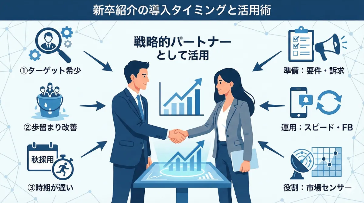  新卒紹介はいつ使う？