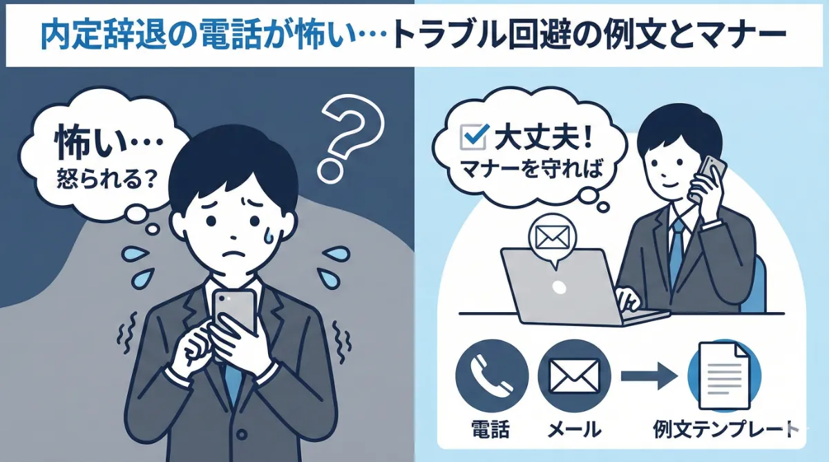 内定辞退のトラブル回避！