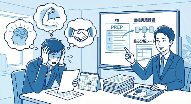 選考対策に自信がない